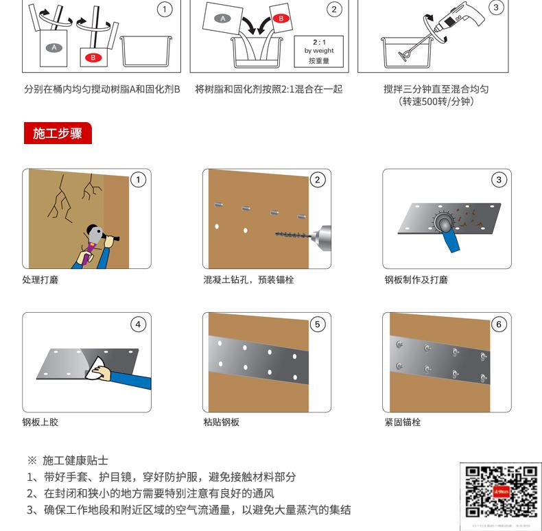 包钢会泽粘钢加固施工过程